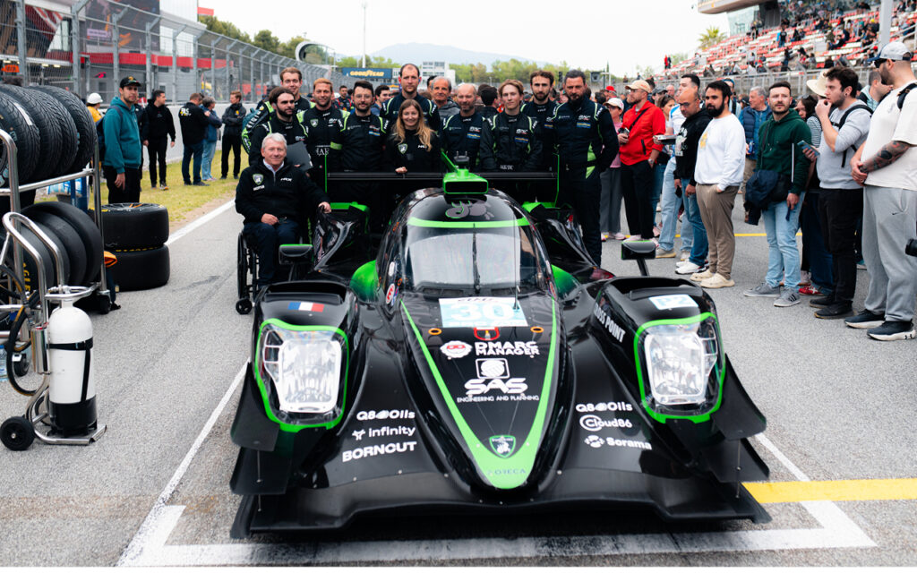 Duqueine Team ELMS podium Doriane Pin Richard Verschoor Giorgio Roda team