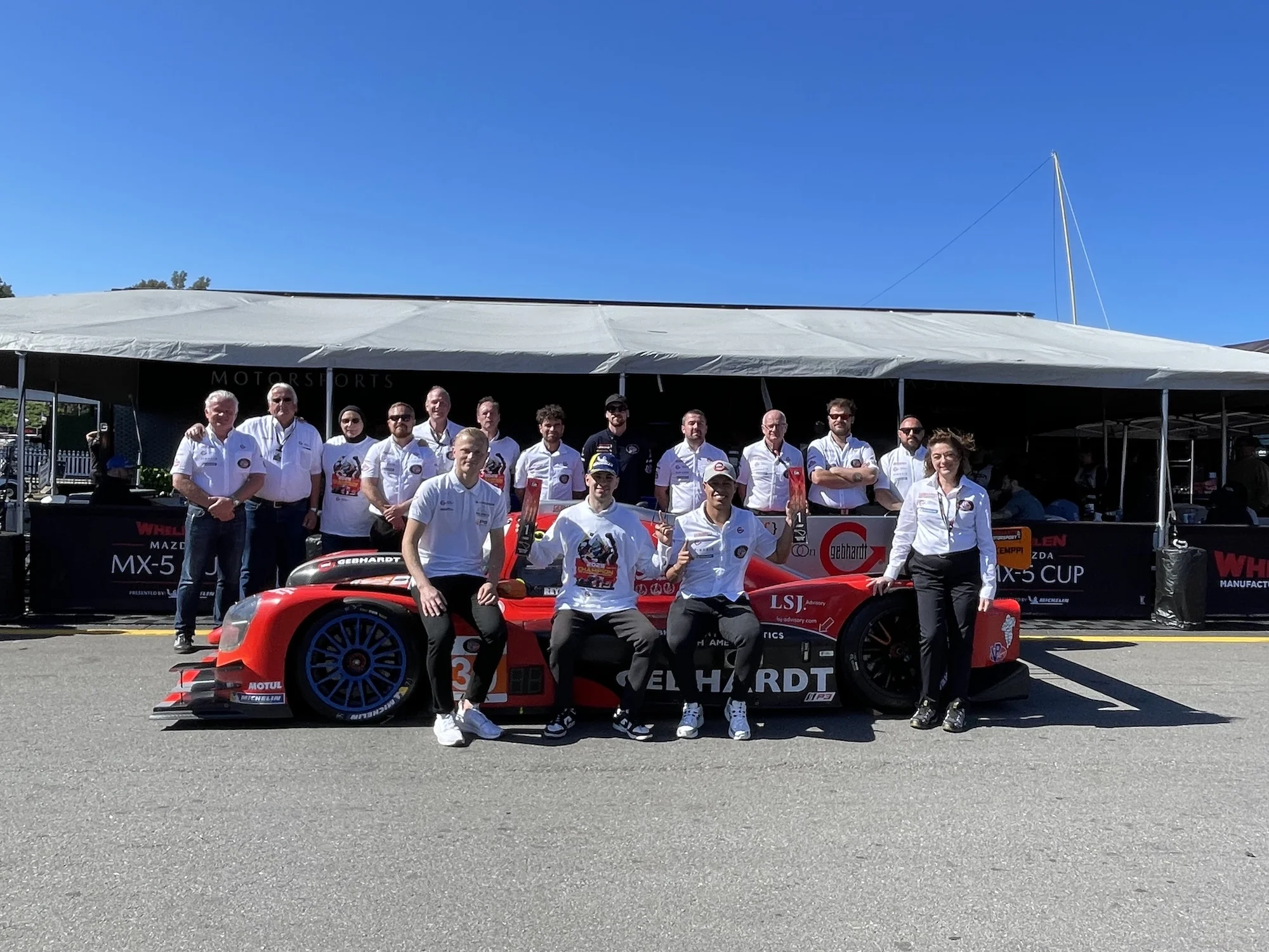 IMSA 2025 Victoire de l’ equipe GEBHARDT - DUQUEINE Endurance